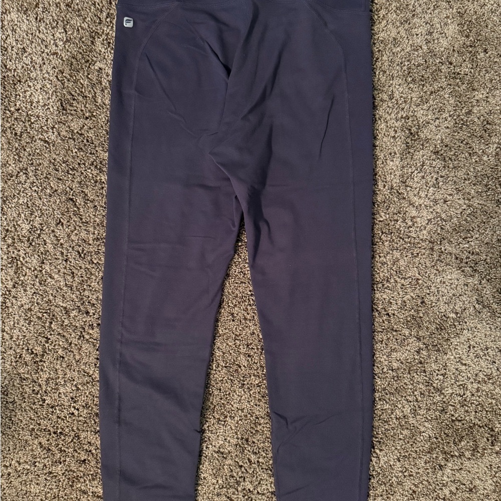 Fabletics 7/8 Powerhold Dark Grey Leggings